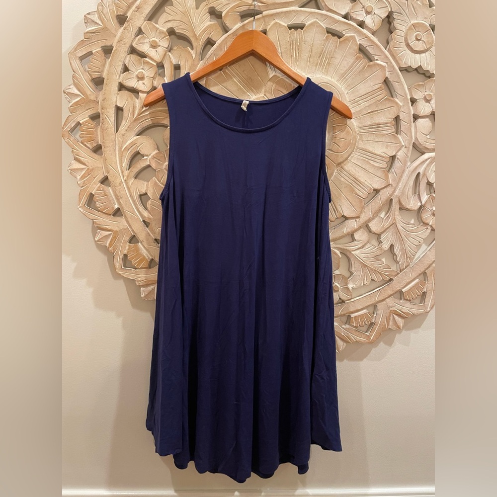 Wishlist Deep Navy Midi Dress